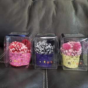 3 pair of NEW Cupcake Socks